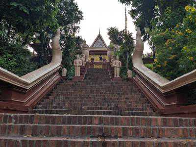 A major temple in Phnom Penh