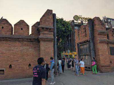 The main Eastern gate in Chang Mai